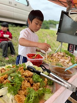 大人気元シェフのオーナーと作る体験の昼食